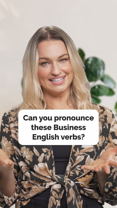 verbs-pronunciation