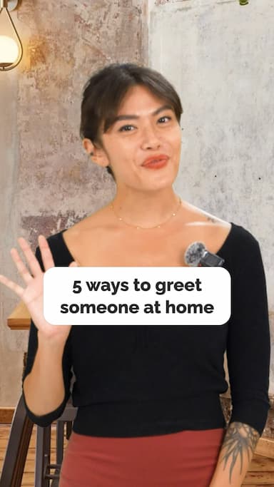 greeting-someone-at-home