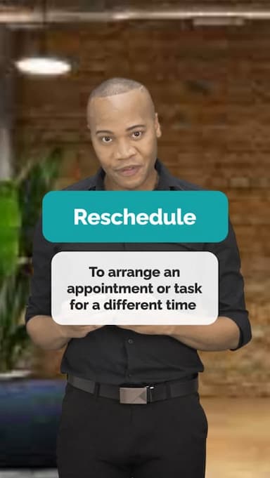 rescheduling-vocabulary